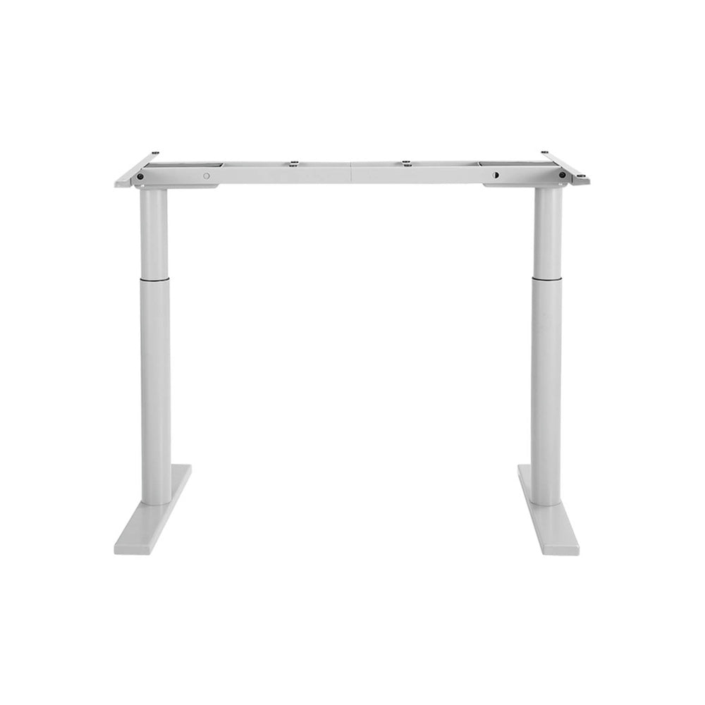 Dual Motor Adjustable Standing Desk Frame 125KG Load White