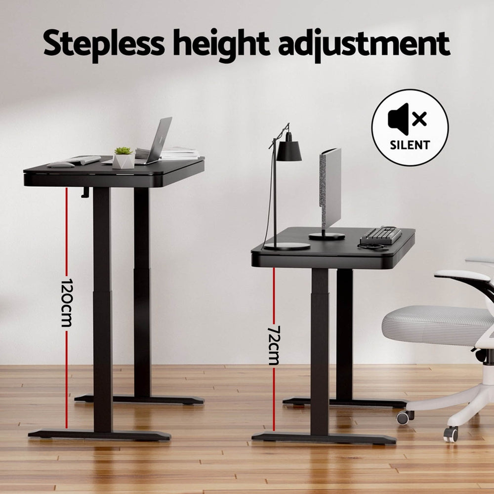 Artiss 120CM Motorised Electric Standing Desk Black