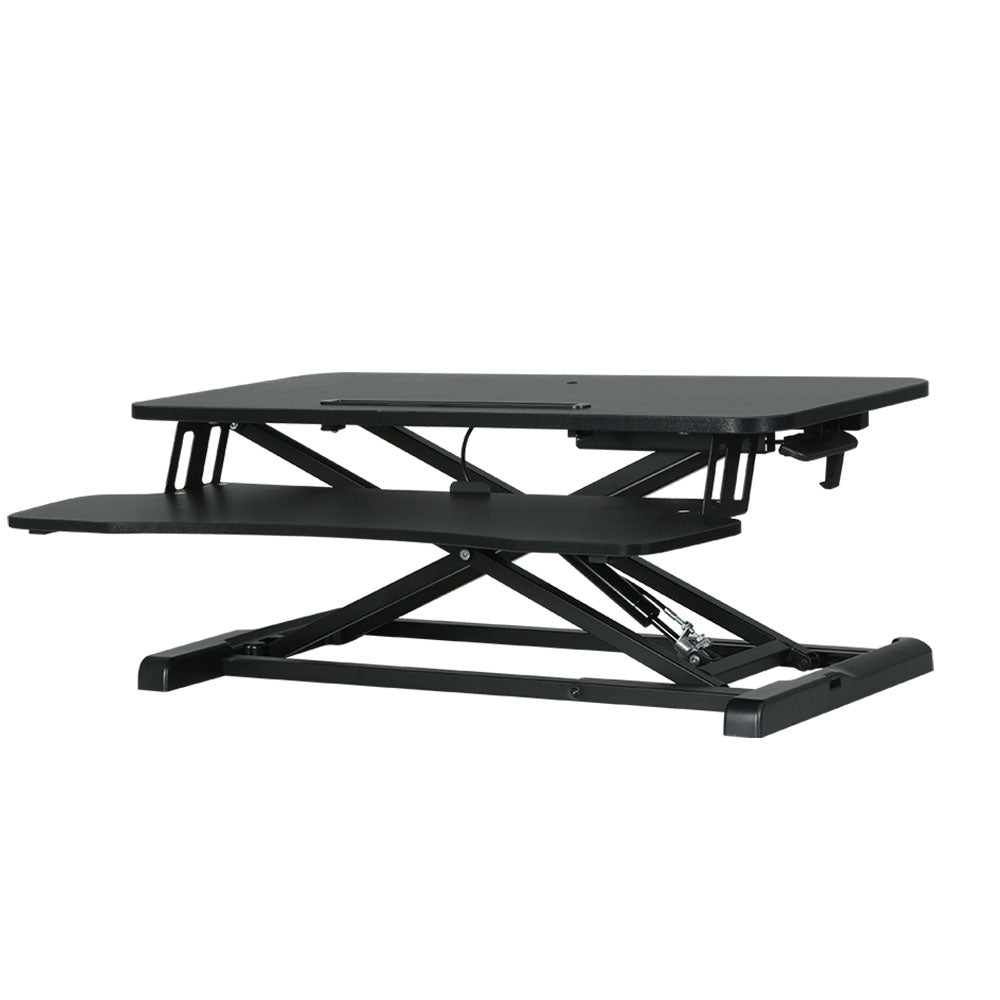 Artiss 80cm Adjustable Standing Desk Riser Black