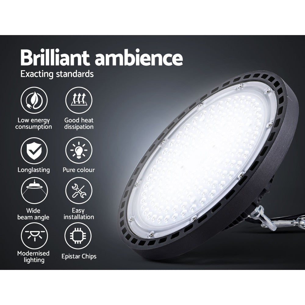 Leier 100W LED High Bay Light UFO Industrial Workshop Lamp