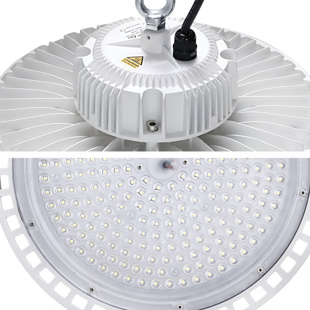 Leier 200W LED High Bay Light UFO Industrial Warehouse Lamp White