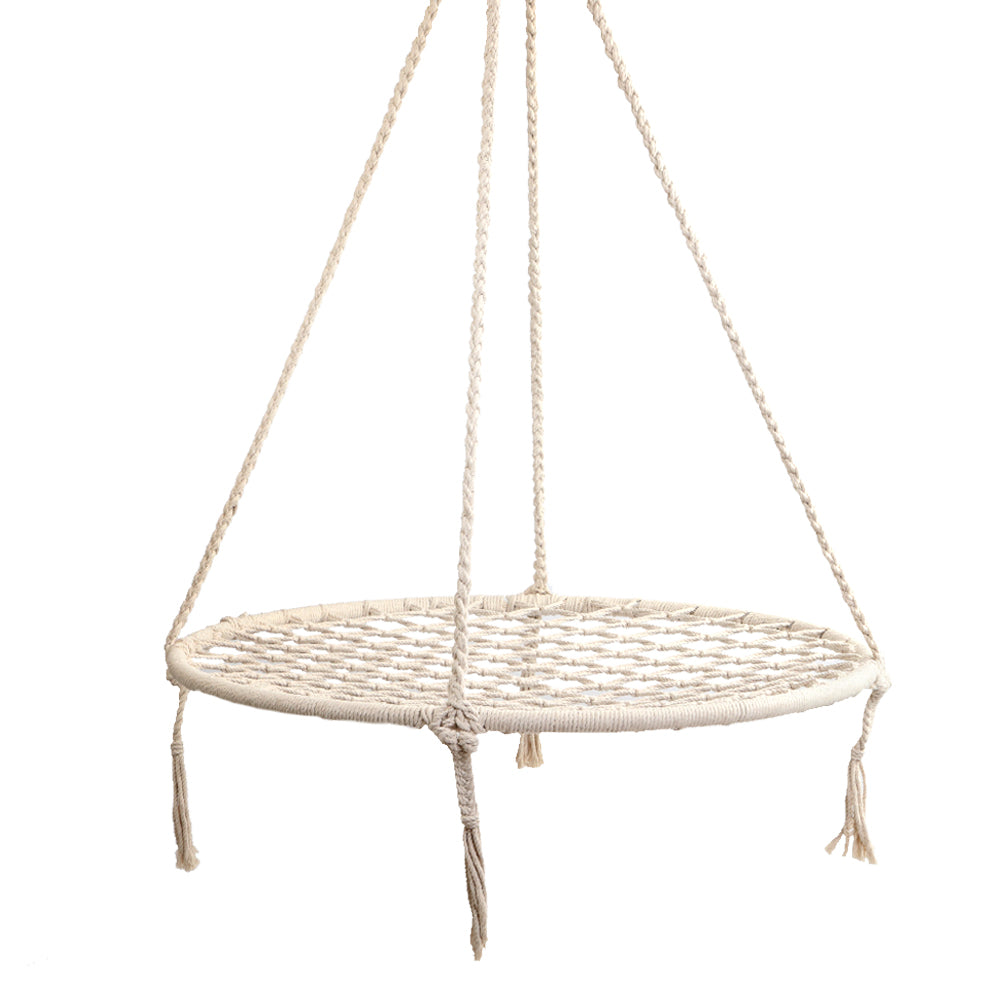 Gardeon 100cm Hammock Chair Outdoor/Indoor Tree Swing Nest Web
