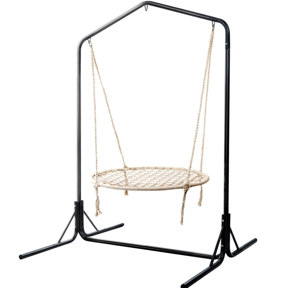 Nest 100cm Hammock Chair with Stand Outdoor Swing