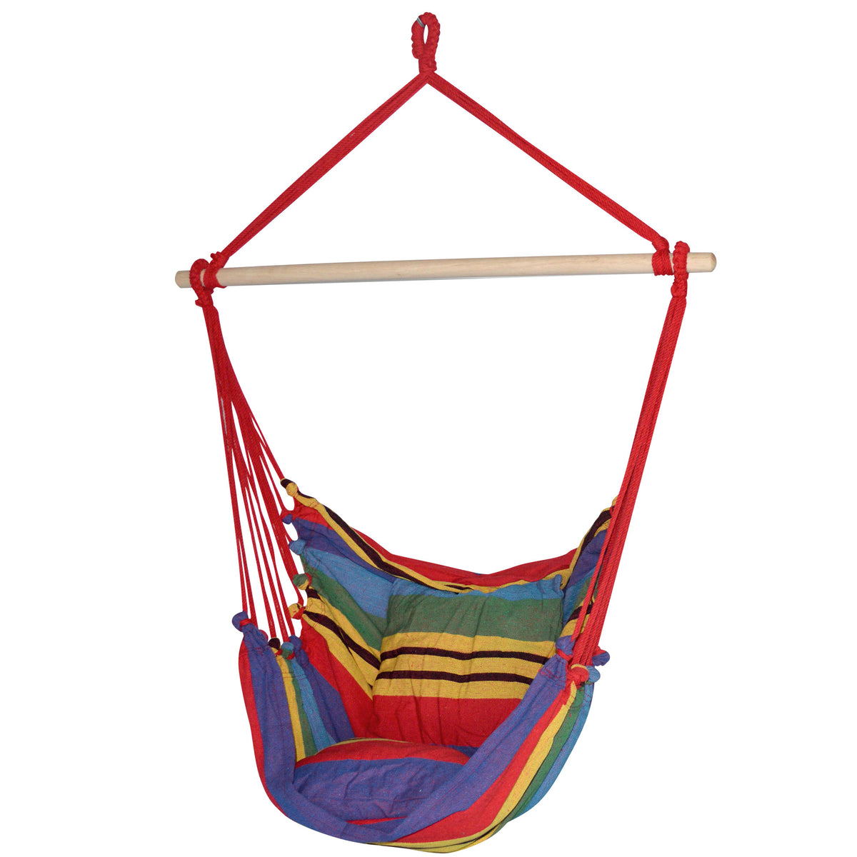 Gardeon Hammock Chair Outdoor Camping Rainbow