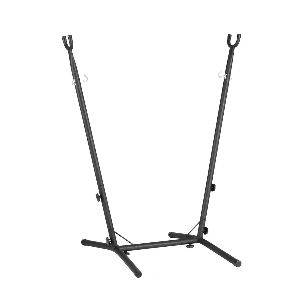 Gardeon Hammock Chair Stand Metal Frame Black Indoor Outdoor
