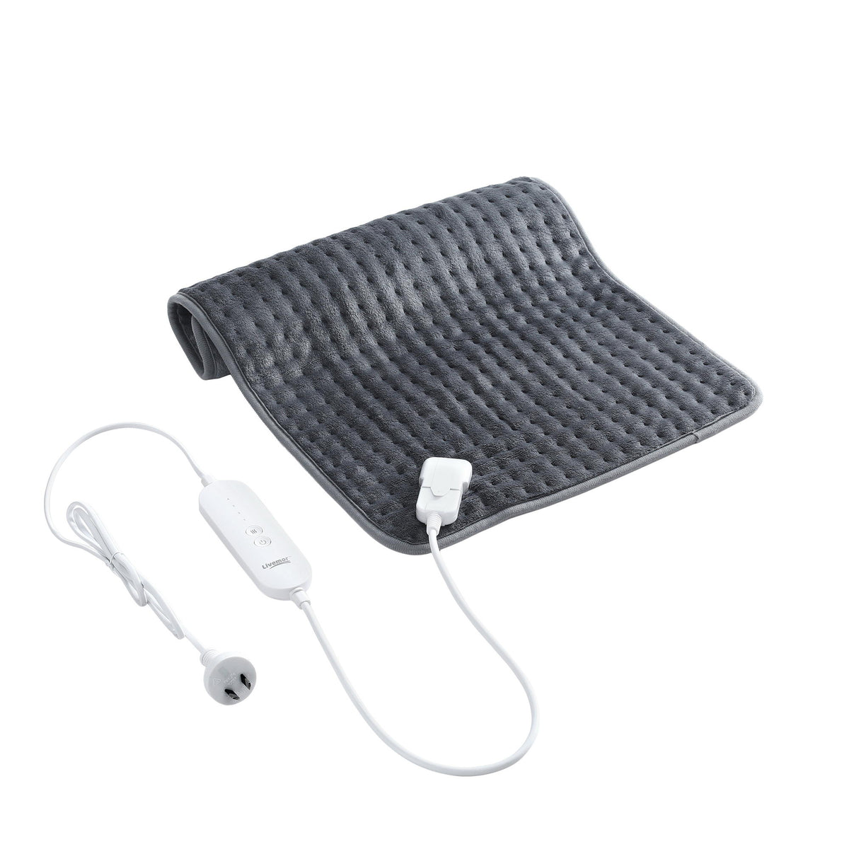 Livemor Electric Heating Pad with 4 Heat Levels, 60x39cm