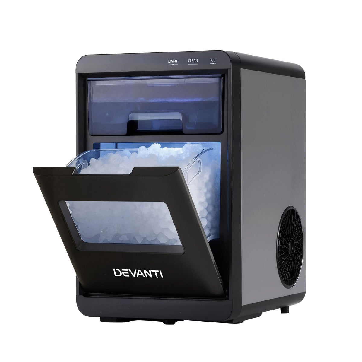 Devanti Nugget Ice Maker 20kg Countertop with Self Cleaning