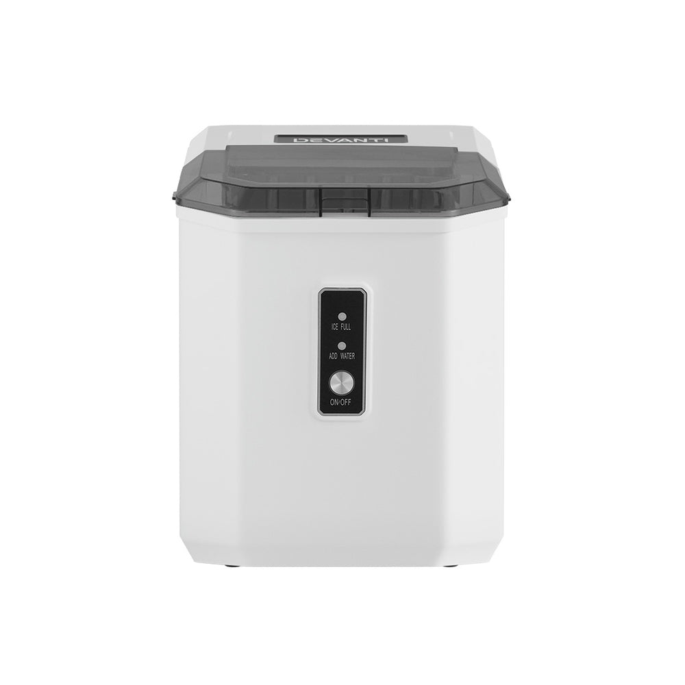 Devanti 12kg Portable Ice Maker Machine Countertop Black