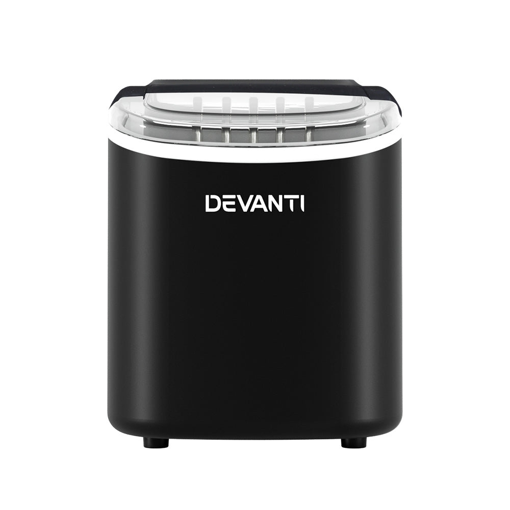 Devanti 12kg Portable Ice Maker Countertop Black