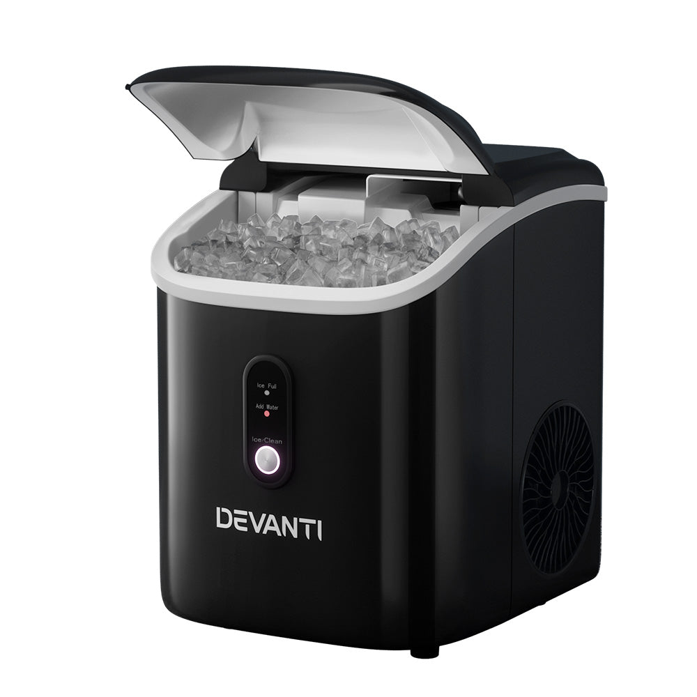 Devanti 15kg Nugget Ice Maker Machine Black