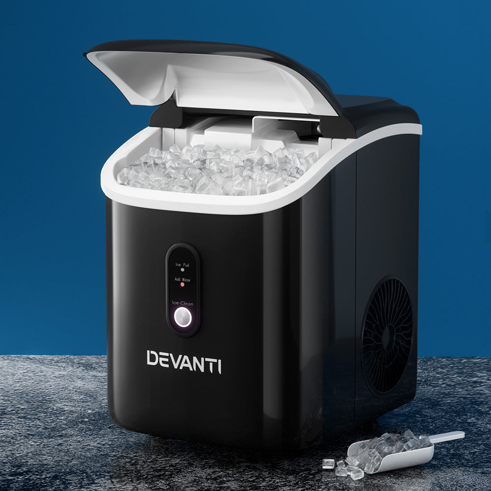 Devanti 15kg Nugget Ice Maker Machine Black