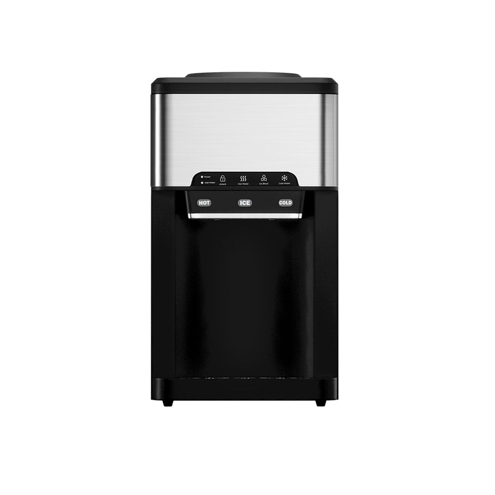 Devanti 20kg Ice Maker Machine 3-in-1 Water Dispenser Silver