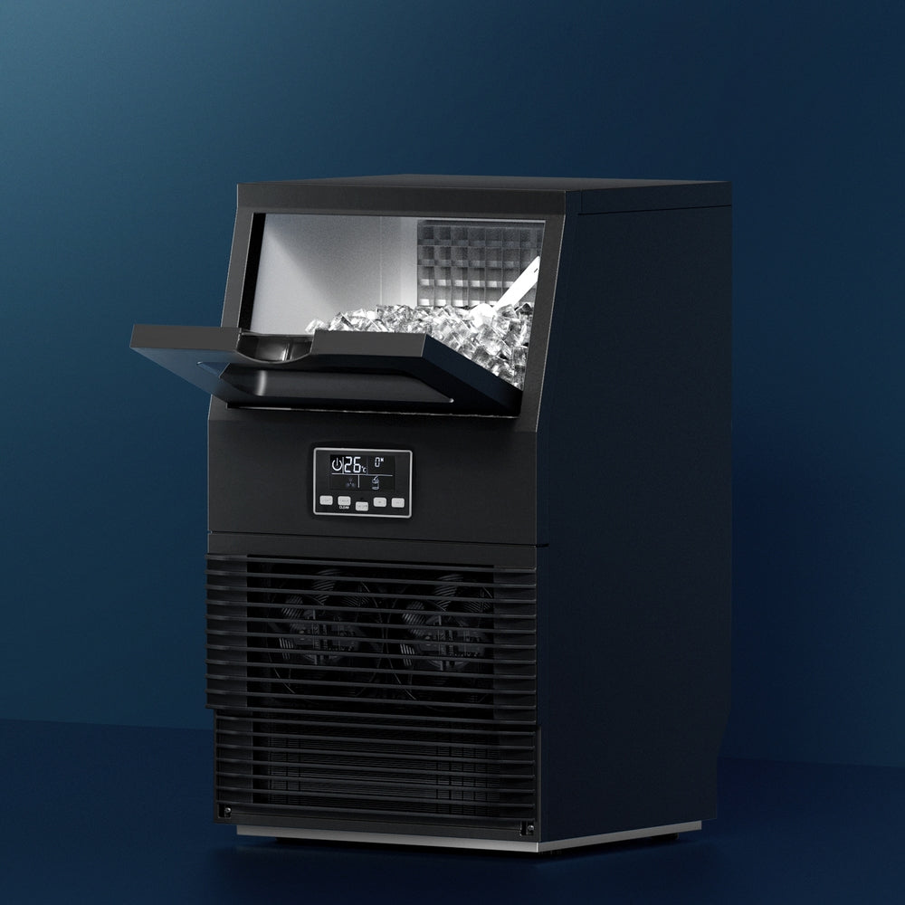 Devanti 30kg Commercial Ice Maker Cube Machine Black