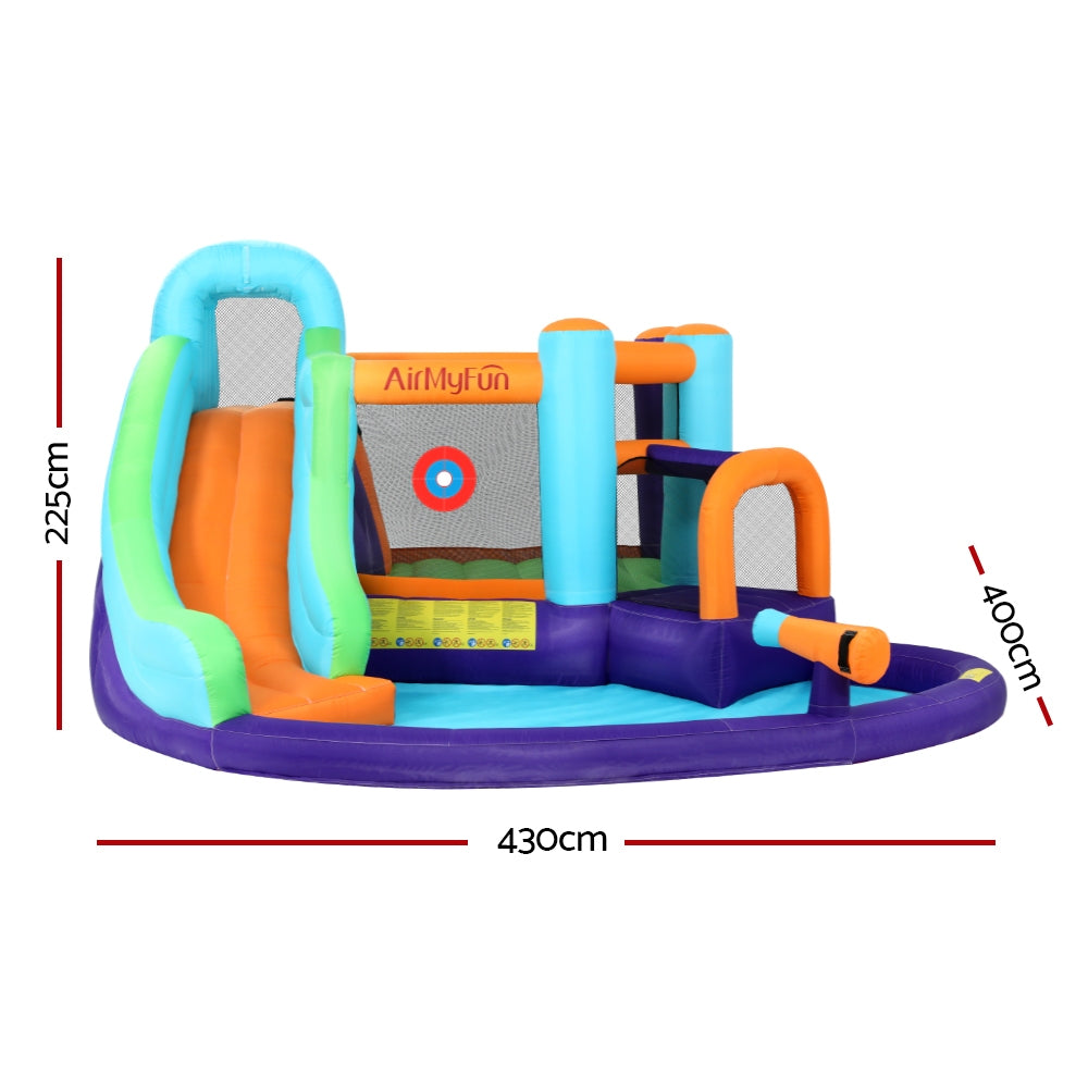 AirMyFun Kids Inflatable Water Park Slide Trampoline Outdoor