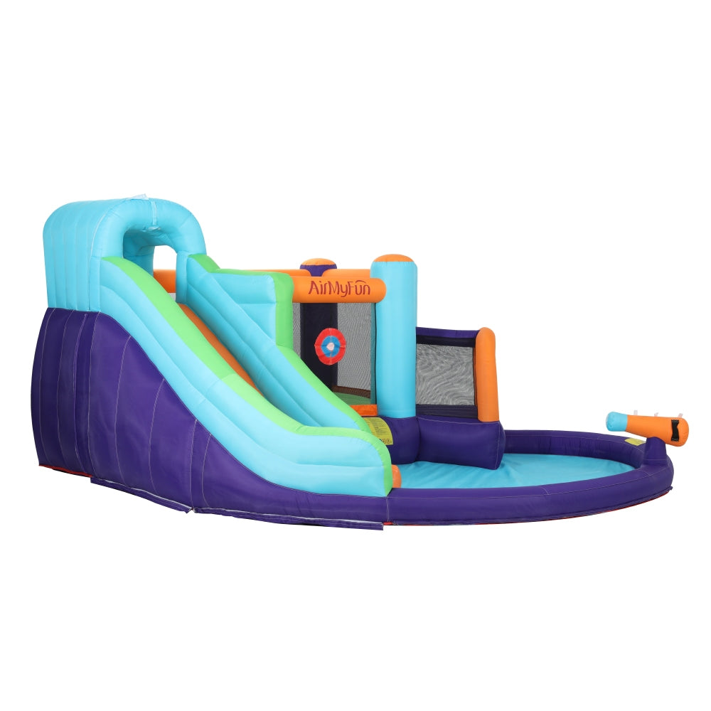 AirMyFun Kids Inflatable Water Park Slide Trampoline Outdoor
