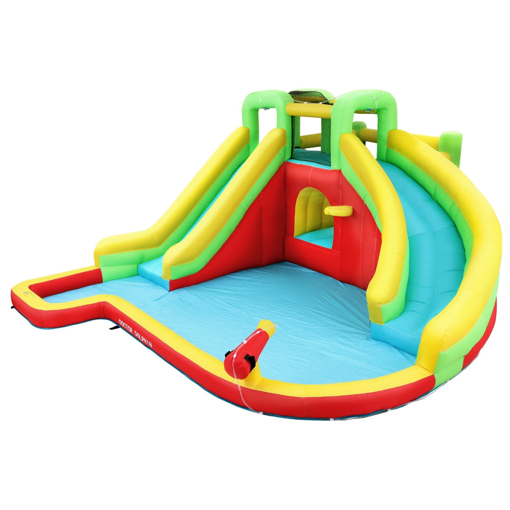 Doctor Dolphin Kids Inflatable Water Park 575x445cm Slides & Jumping Castle