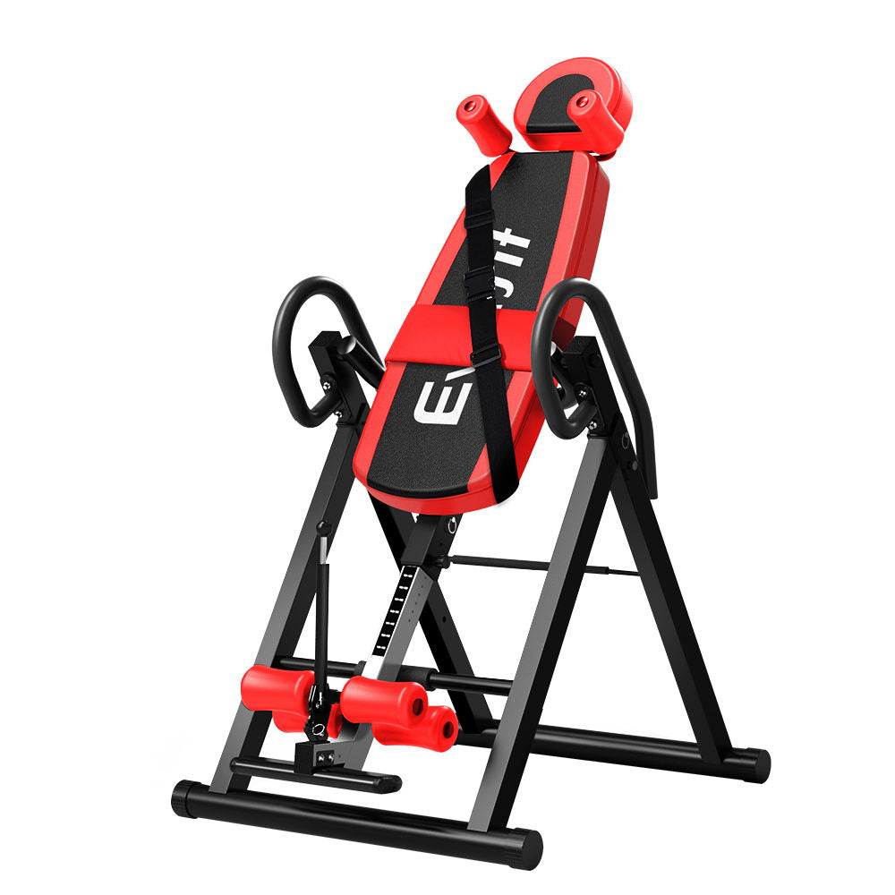 Everfit Gravity Inversion Table Back Stretcher Red
