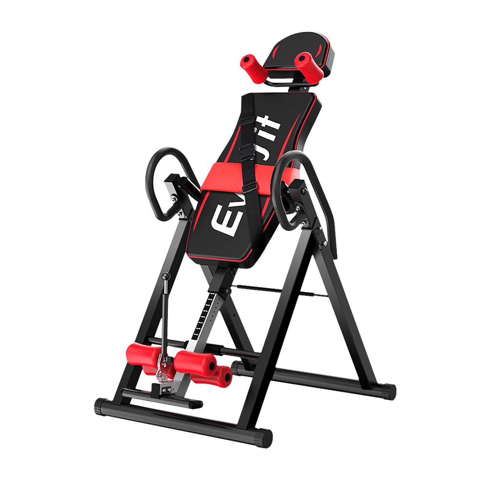 Everfit Black Inversion Table Gravity Back Stretcher Home Gym