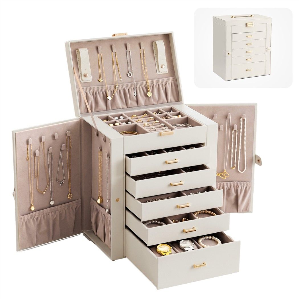Embellir 6 Layer Jewellery Box Organiser Large Display Case