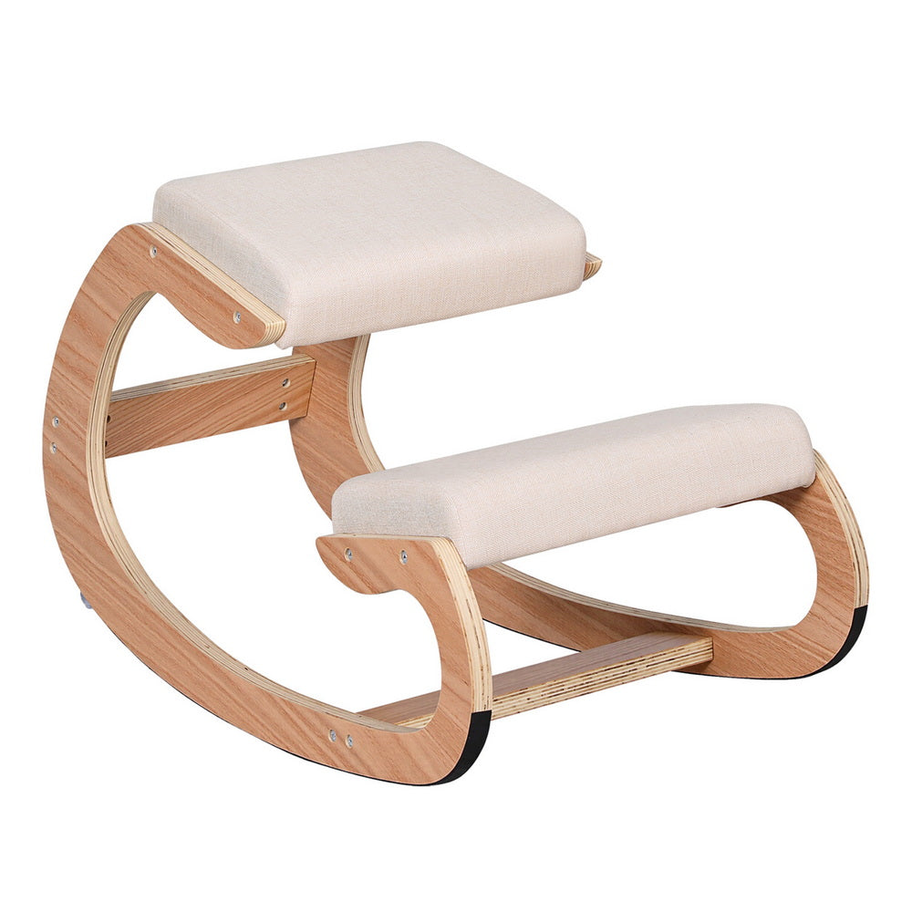 Artiss Ergonomic Kneeling Chair 120kg Weight Capacity Beige