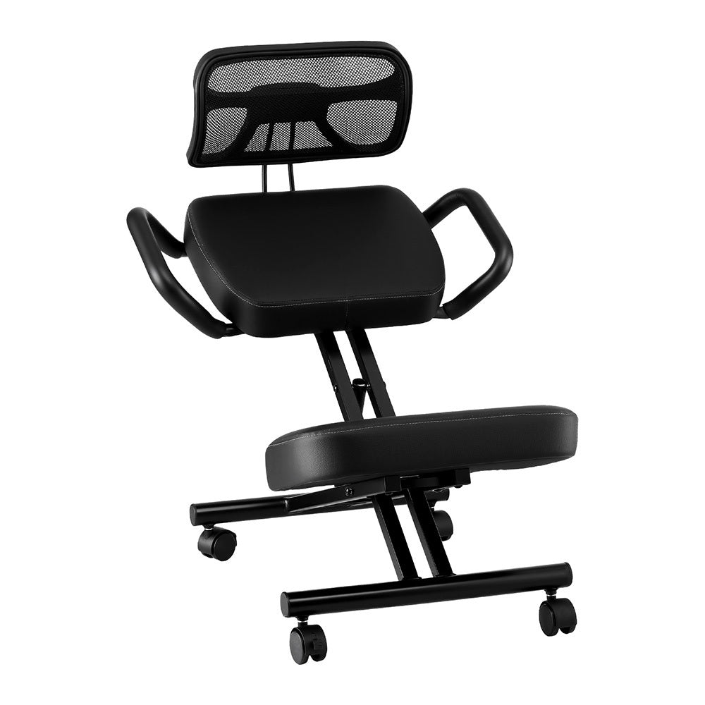 Artiss Ergonomic Kneeling Chair Office Home Black