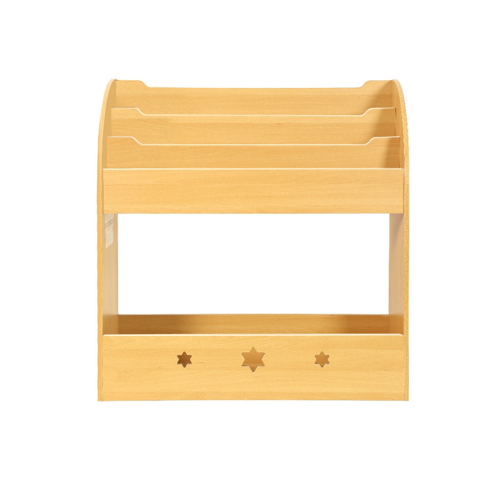 Keezi Kids Bookshelf 3-Tier Wooden Organiser