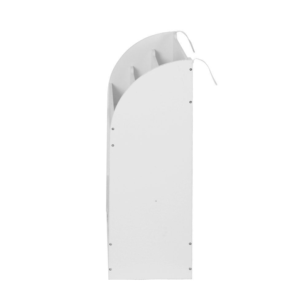 Keezi Kids Bookshelf 3-Tier Organiser White