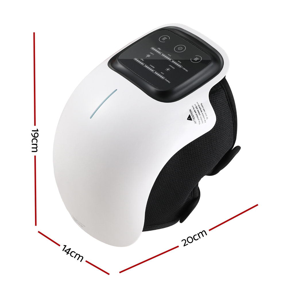 Livemor Knee Elbow Massager Vibration Infrared Heating Therapy White