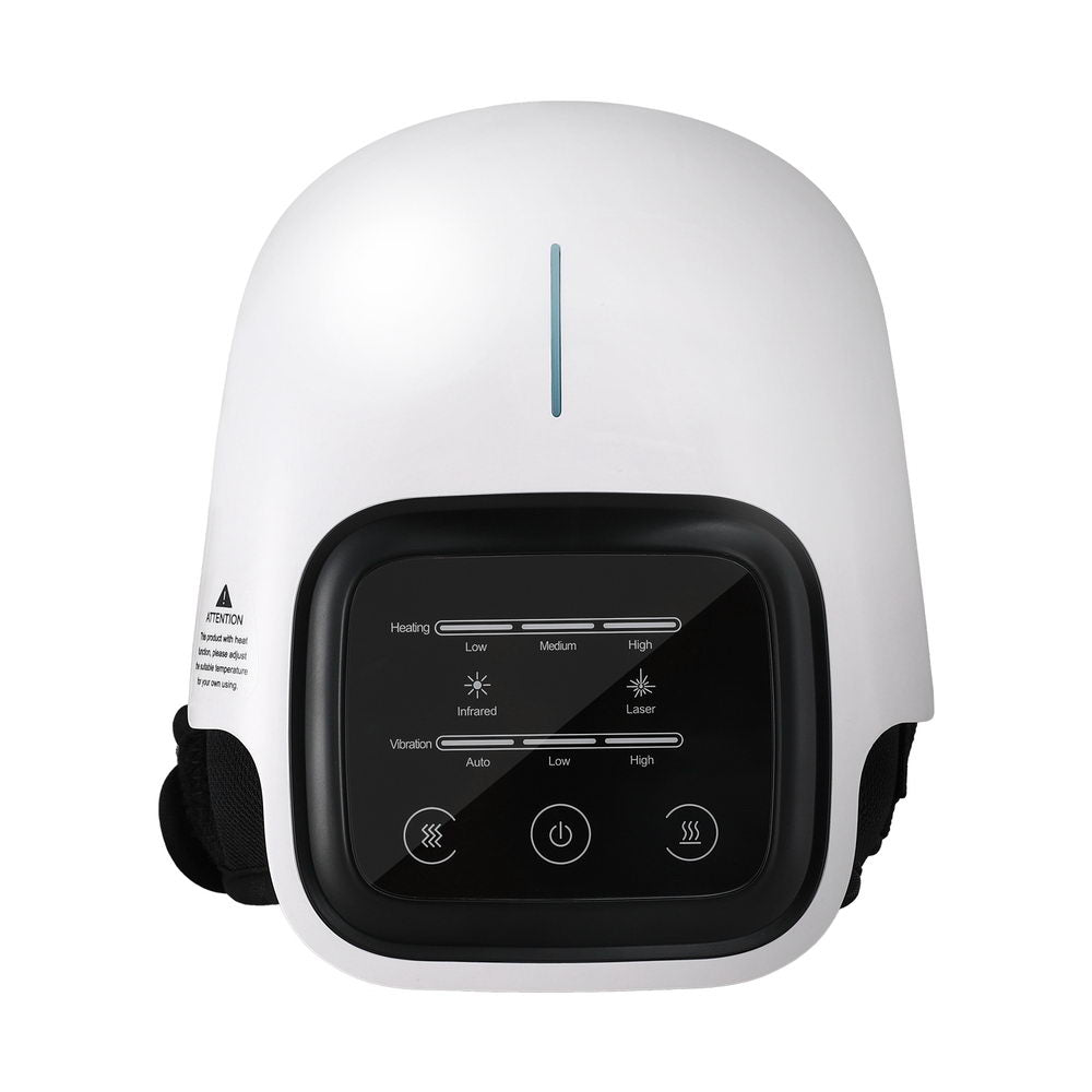 Livemor Knee Elbow Massager Vibration Infrared Heating Therapy White