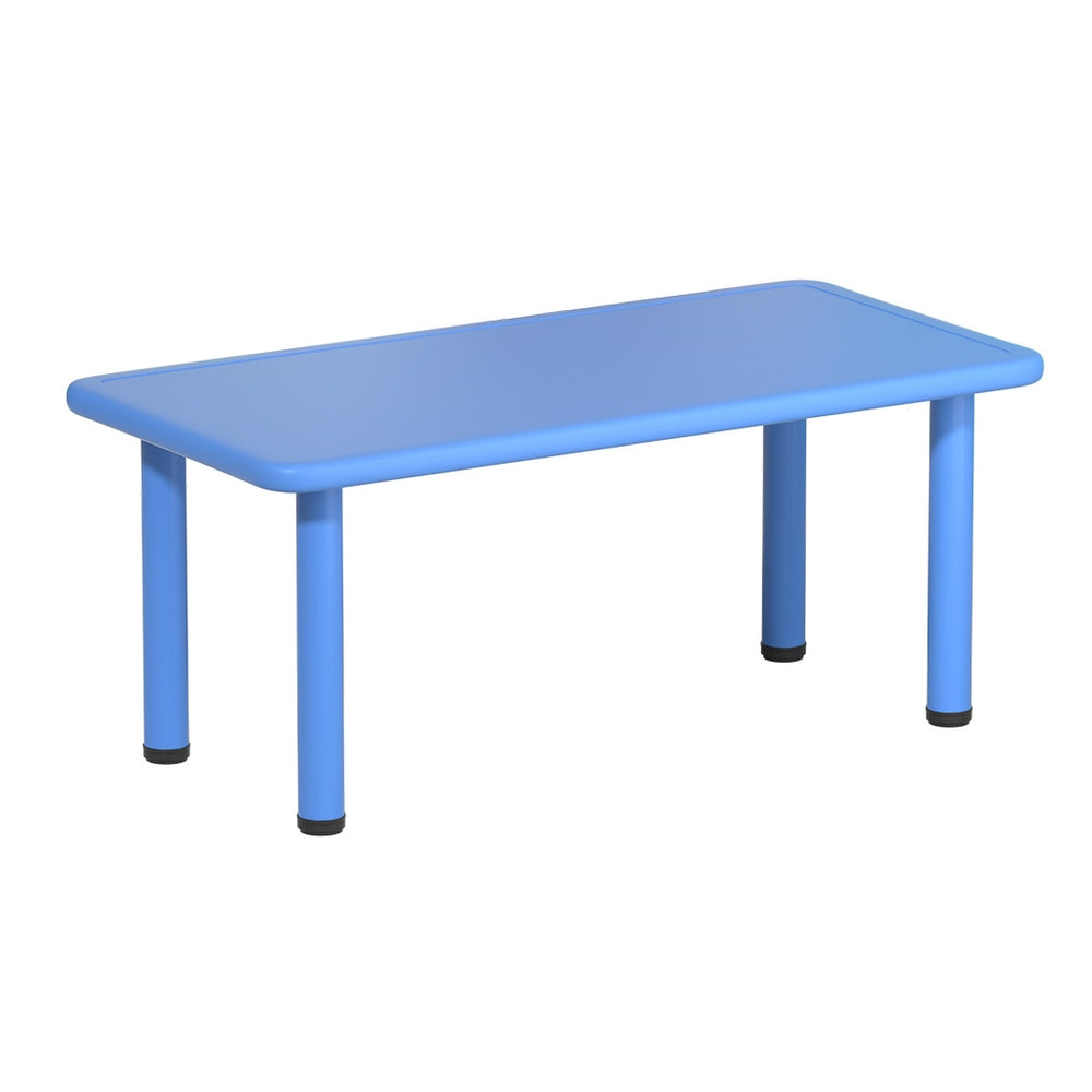 Keezi Kids Activity Desk 120x60cm Plastic Square Adjustable