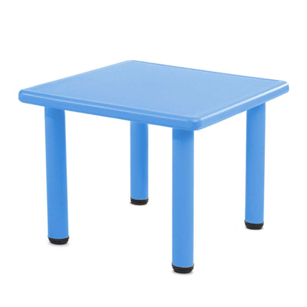 Keezi Kids Activity Table Square Plastic Adjustable Blue