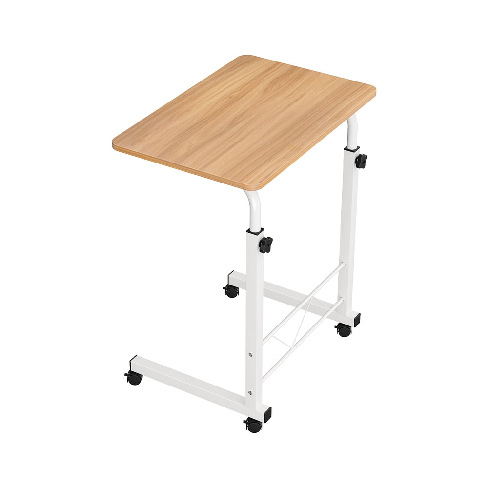 Adjustable 60CM Laptop Desk Table Light Wood