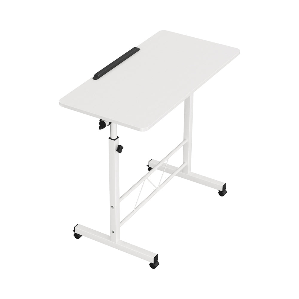 Artiss Mobile Laptop Desk Adjustable 80cm White