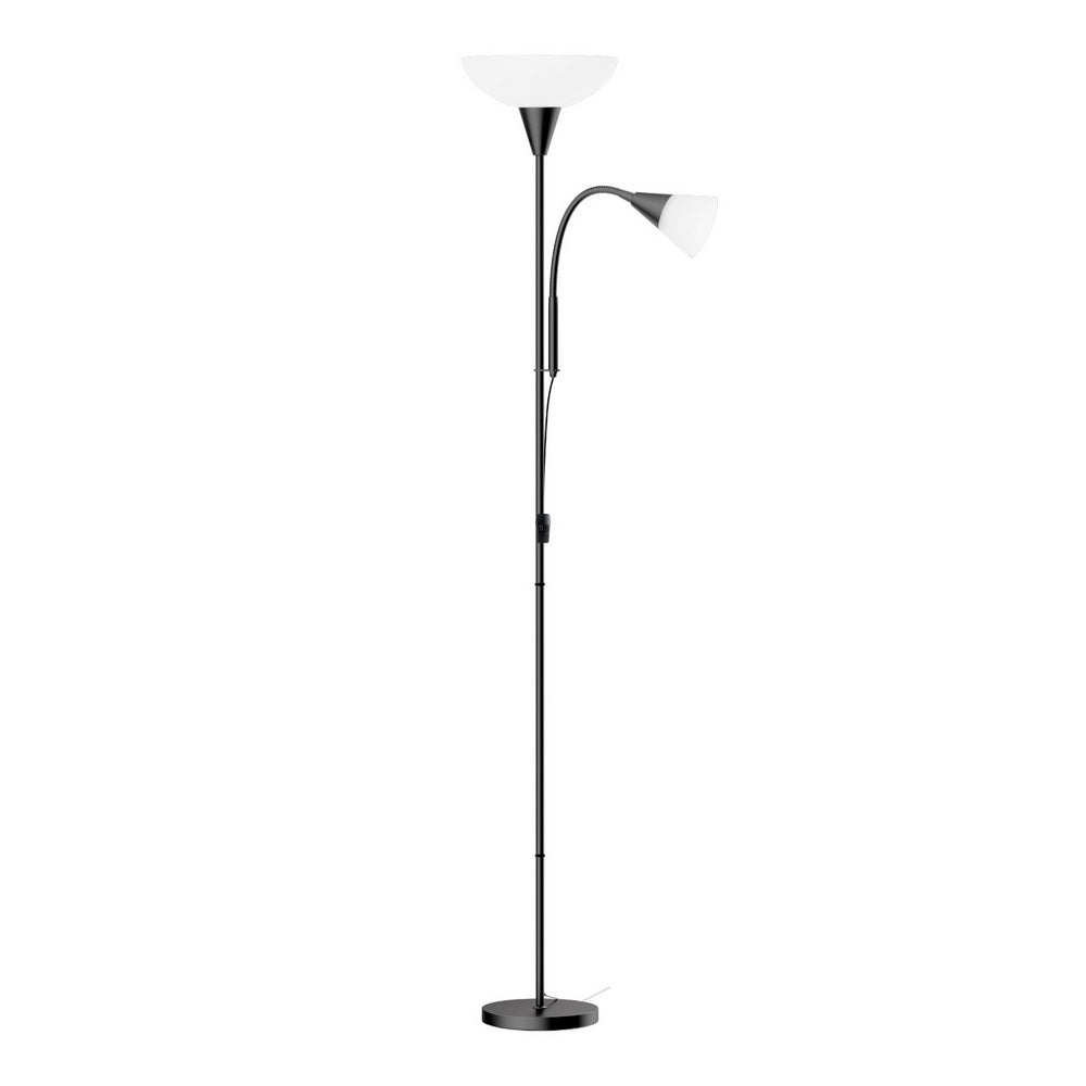 Mother and Child Floor Lamp Modern Black