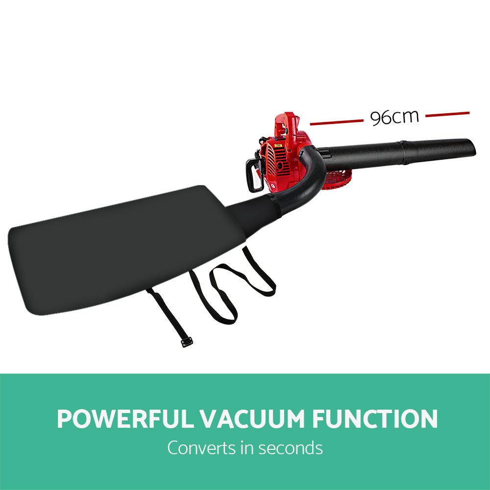 Giantz 36CC Petrol Leaf Blower Vacuum Handheld Commercial Outdoor Tool