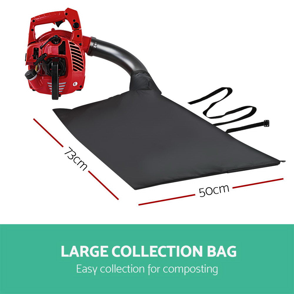 Giantz 36CC Petrol Leaf Blower Vacuum Handheld Commercial Outdoor Tool