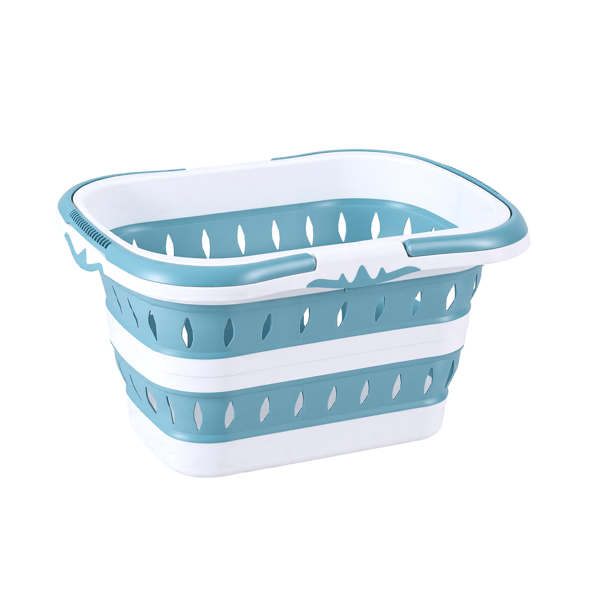 Artiss Laundry Basket Large Foldable Hamper Blue