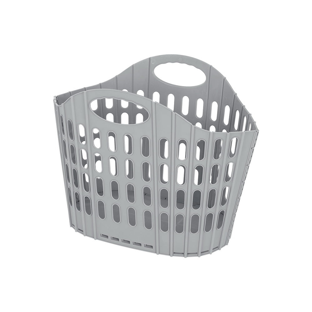 Artiss Large Foldable Laundry Basket Grey Plastic