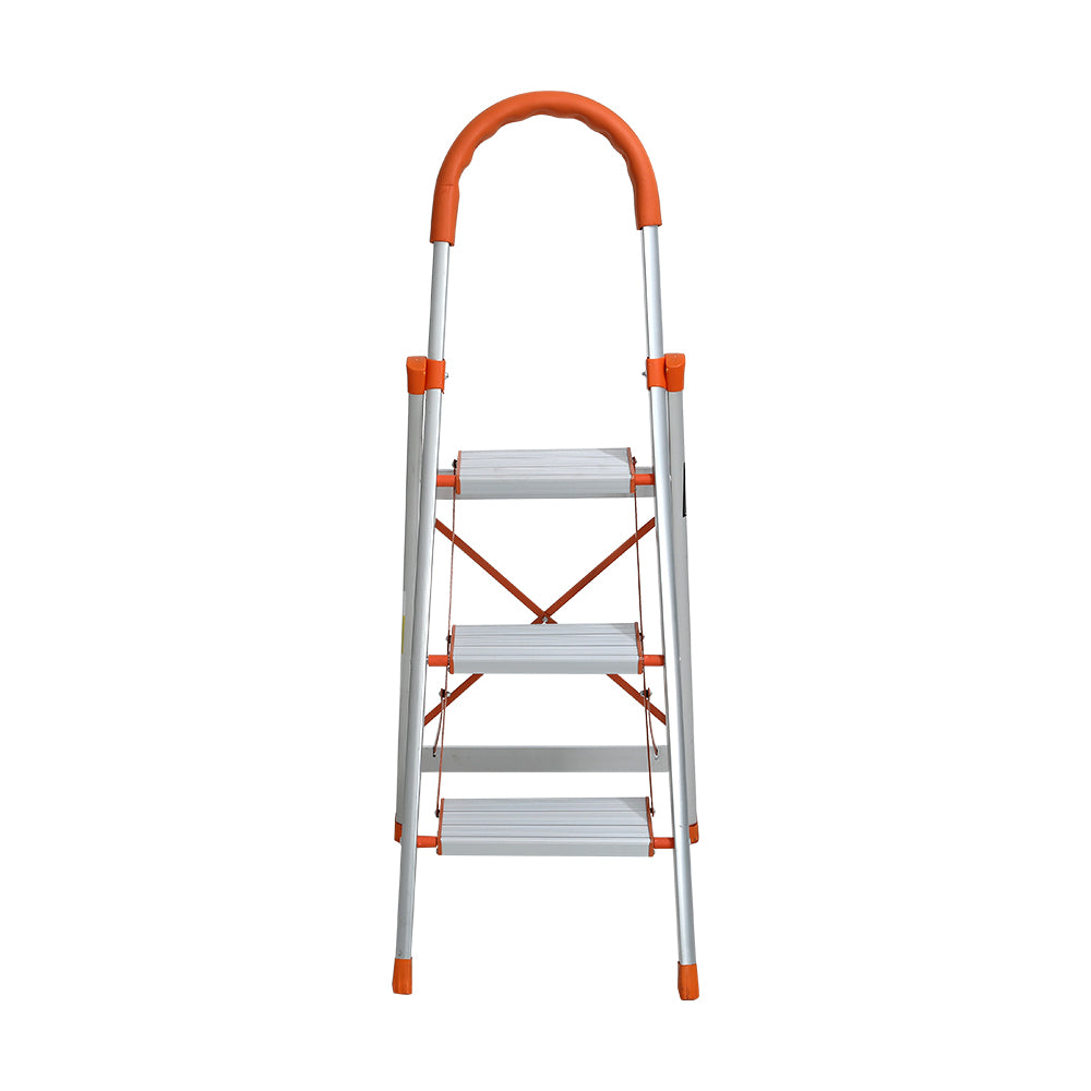 Giantz 3 Step Ladder Folding Aluminium Lightweight Non-Slip