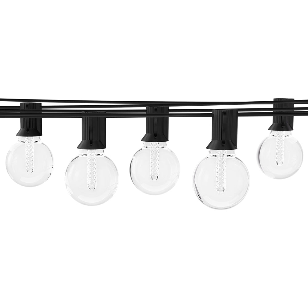 Gardeon 9m RGB LED Festoon String Lights Waterproof WiFi APP Control