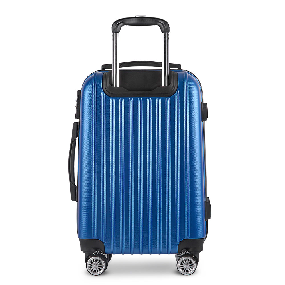 Wanderlite 28" Luggage TSA Lock Spinner Hard Shell Blue