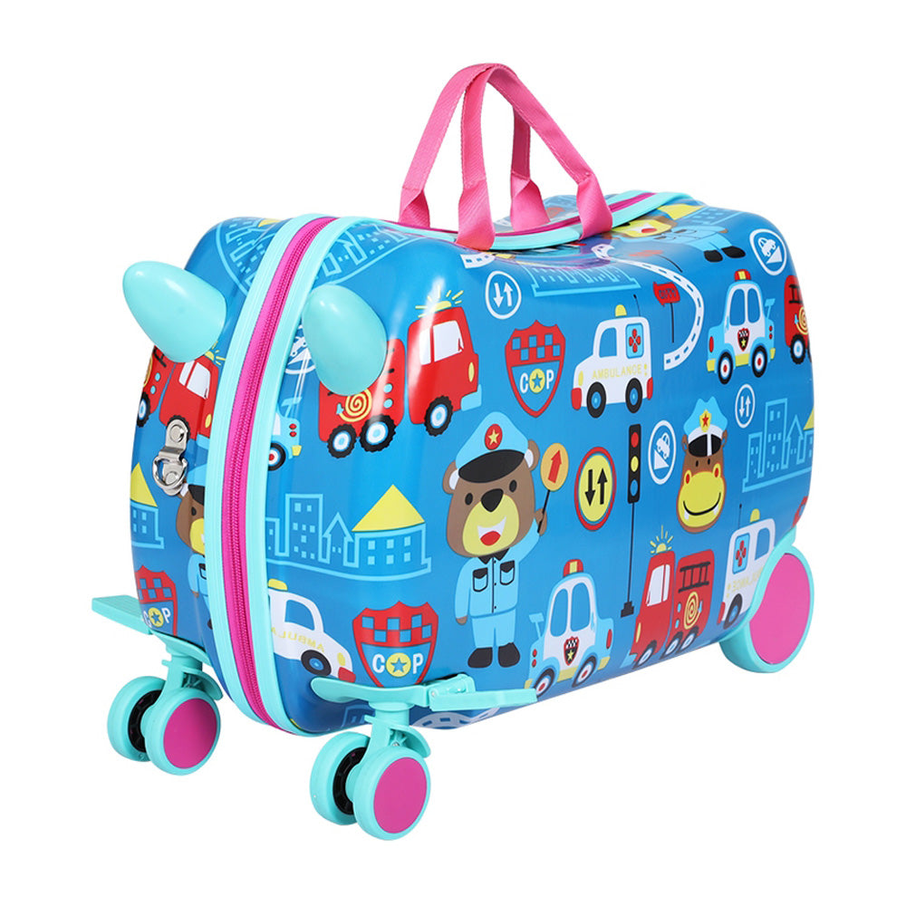 Wanderlite 17" Kids Ride On Suitcase Multi-Coloured