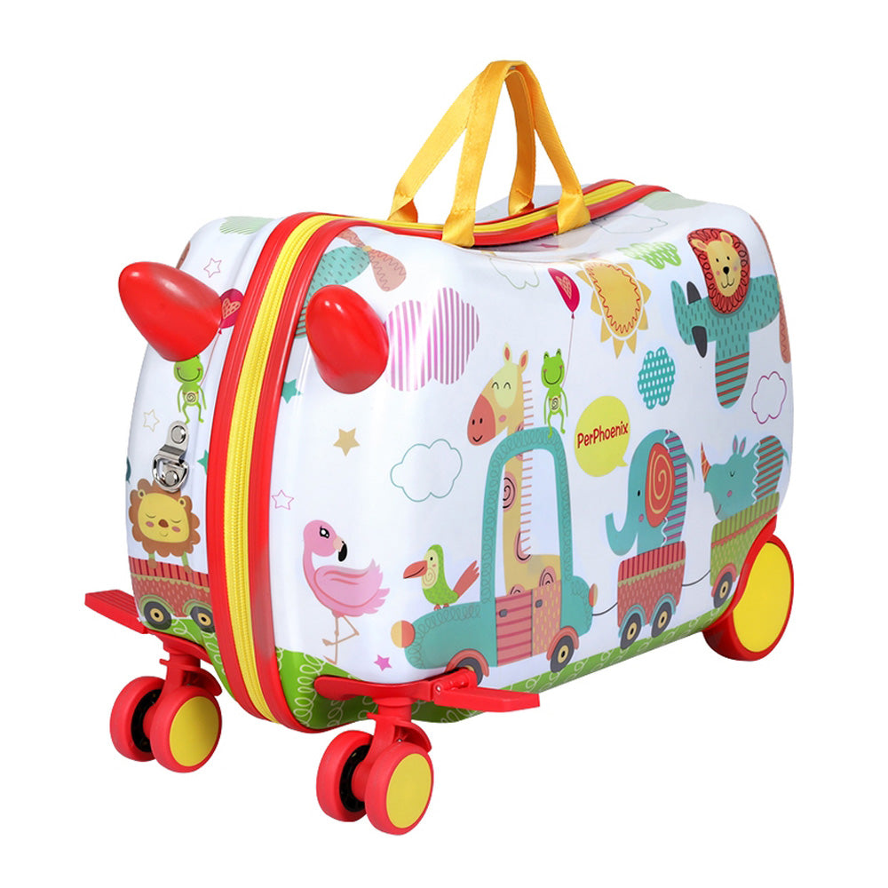 Wanderlite 17" Kids Ride-On Suitcase Multi-Coloured