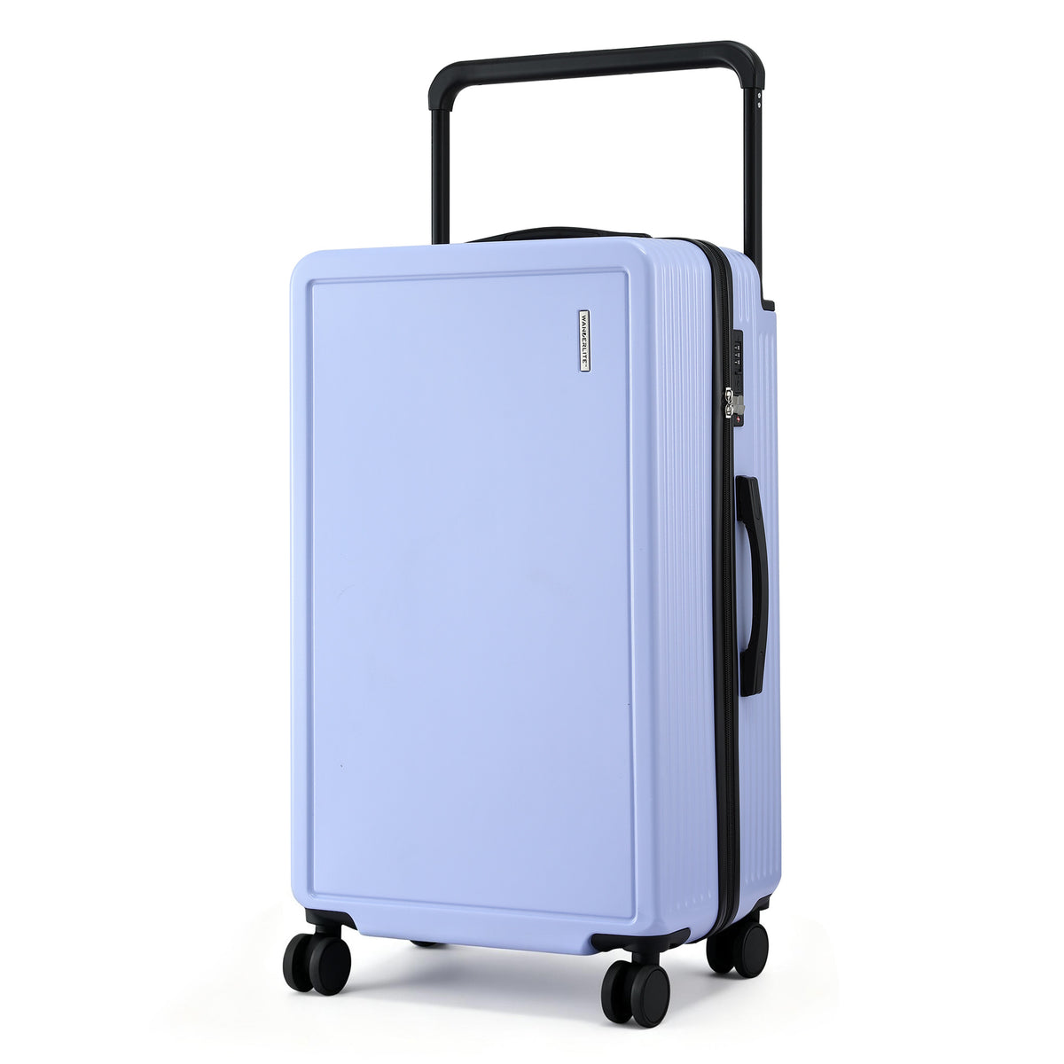 Wanderlite 28" Wide Handle Travel Suitcase Light Blue TSA Lock