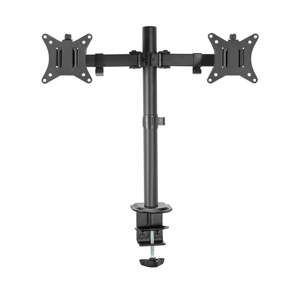 Artiss Dual Monitor Arm Desk Mount Bracket Black