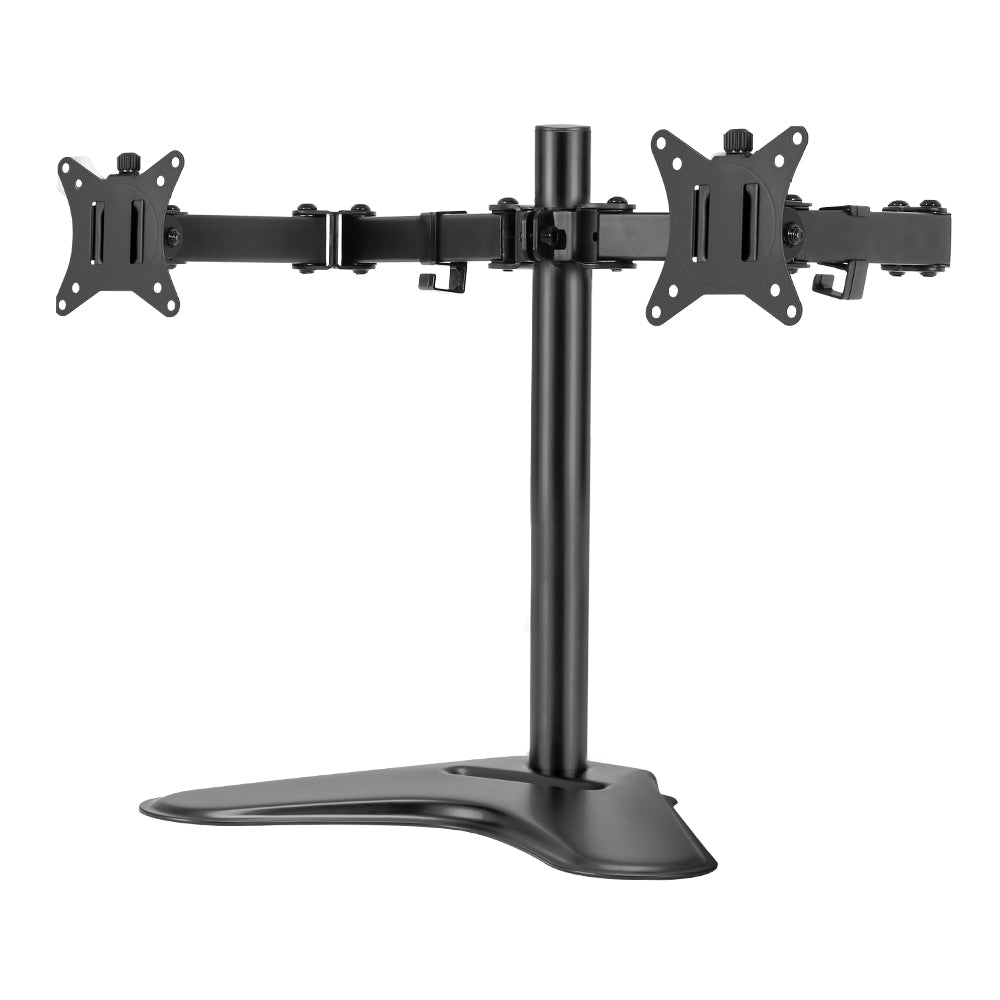 Artiss Dual Monitor Arm Stand, Freestanding, Black