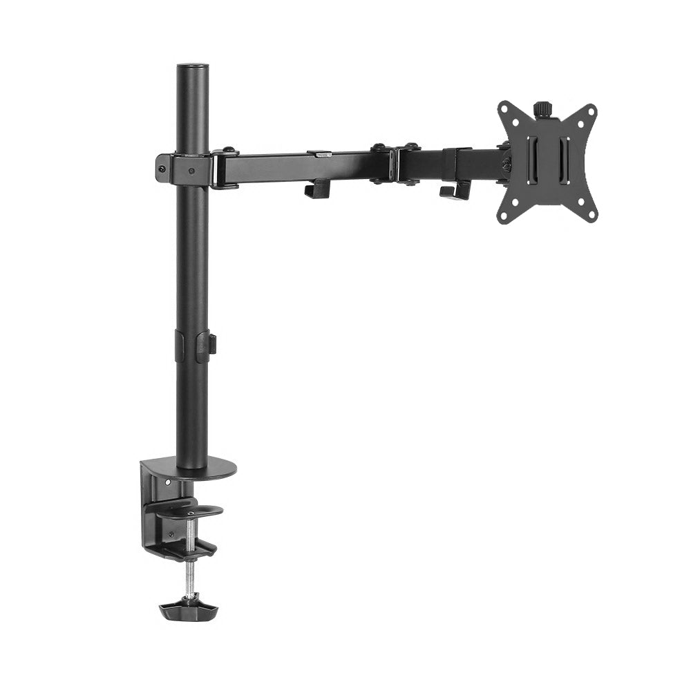 Artiss Adjustable Single Monitor Arm Desk Mount Black