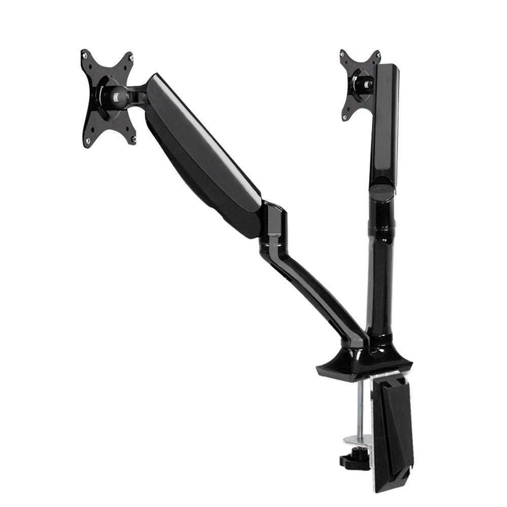 Artiss Dual Monitor Arm Gas Spring Desk Mount Black