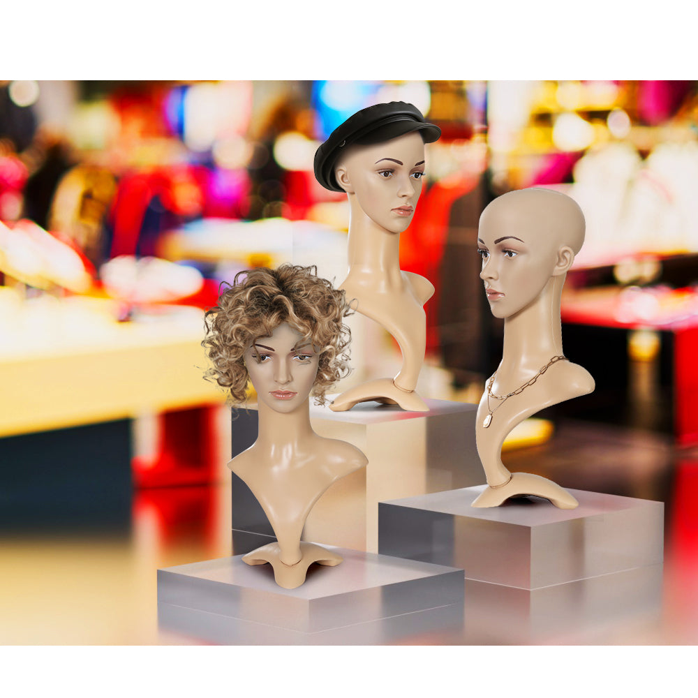 Embellir 52cm Female Mannequin Head Display Model Professional Use