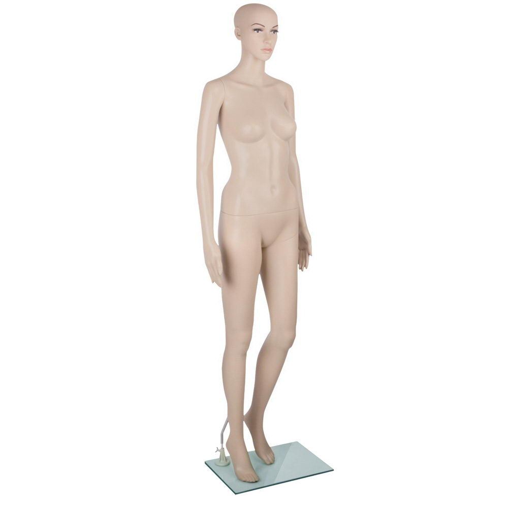 Full Body Female Mannequin 175cm Skin Coloured